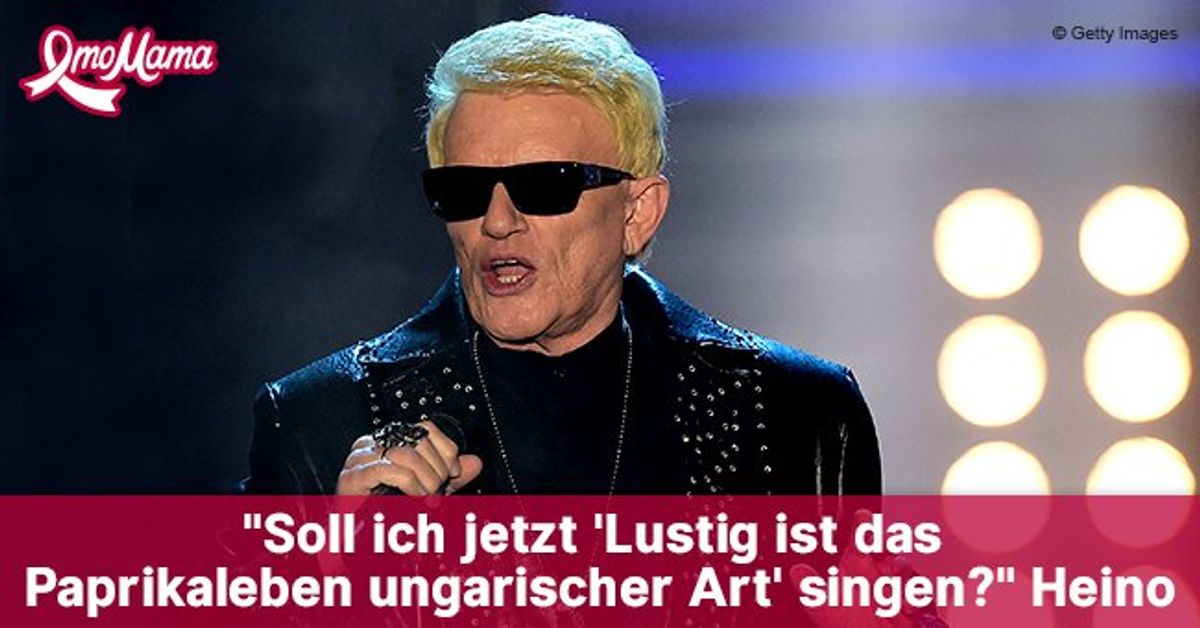 Heino sagt, dass er weiterhin Lieder wie "Lustig ist das Zigeunerleben